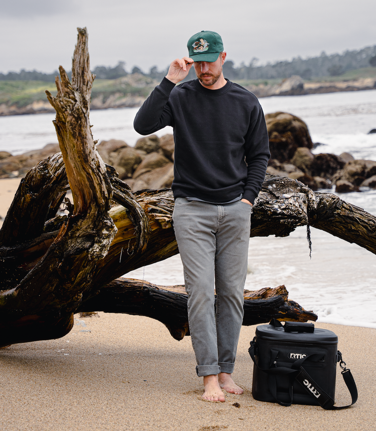 Carmel Crew - Black (Men's Fit)