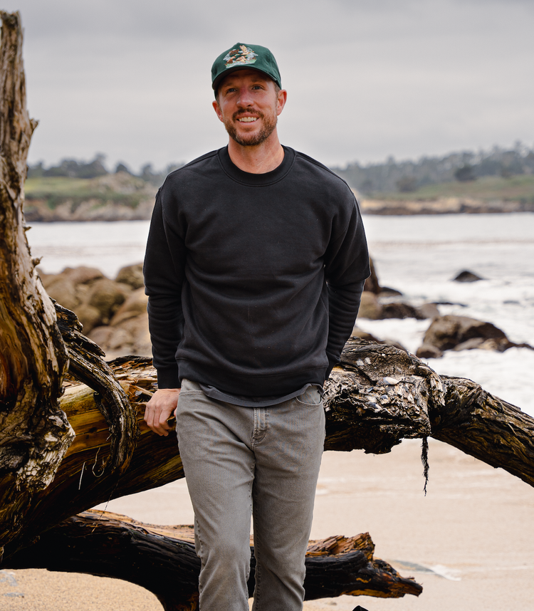 Carmel Crew - Black (Men's Fit)