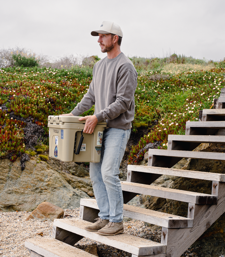 Carmel Crew - Faded Grey (Men's Fit)