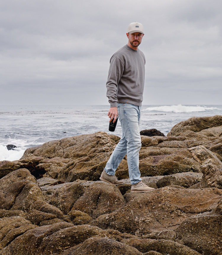 Carmel Crew - Faded Grey (Men's Fit)