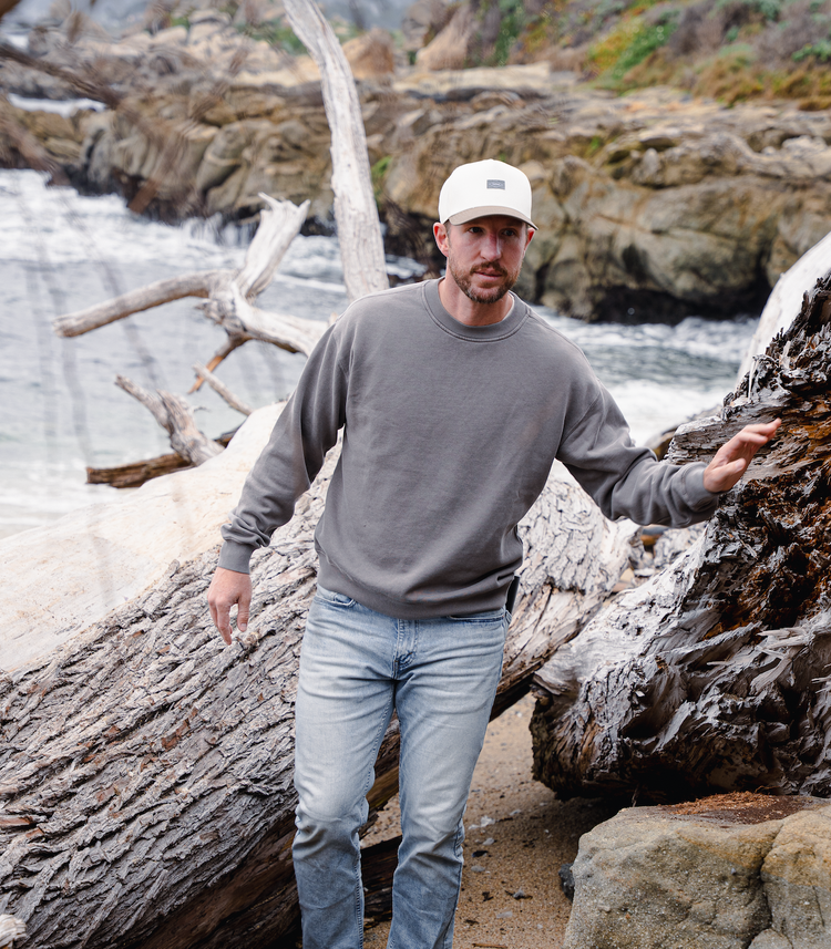 Carmel Crew - Faded Grey (Men's Fit)