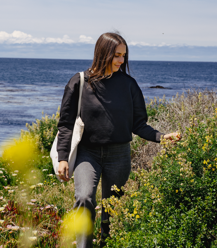 Carmel Crew - Black (Women's Fit)