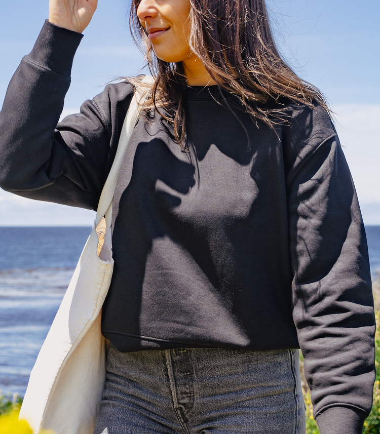 Carmel Crew - Black (Women's Fit)