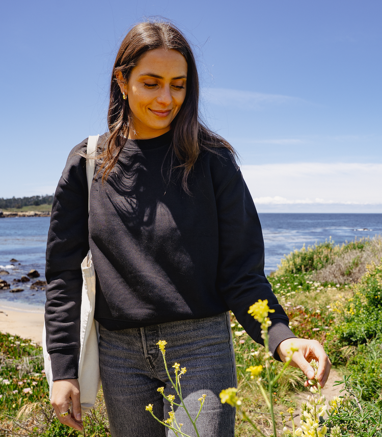 Carmel Crew - Black (Women's Fit)