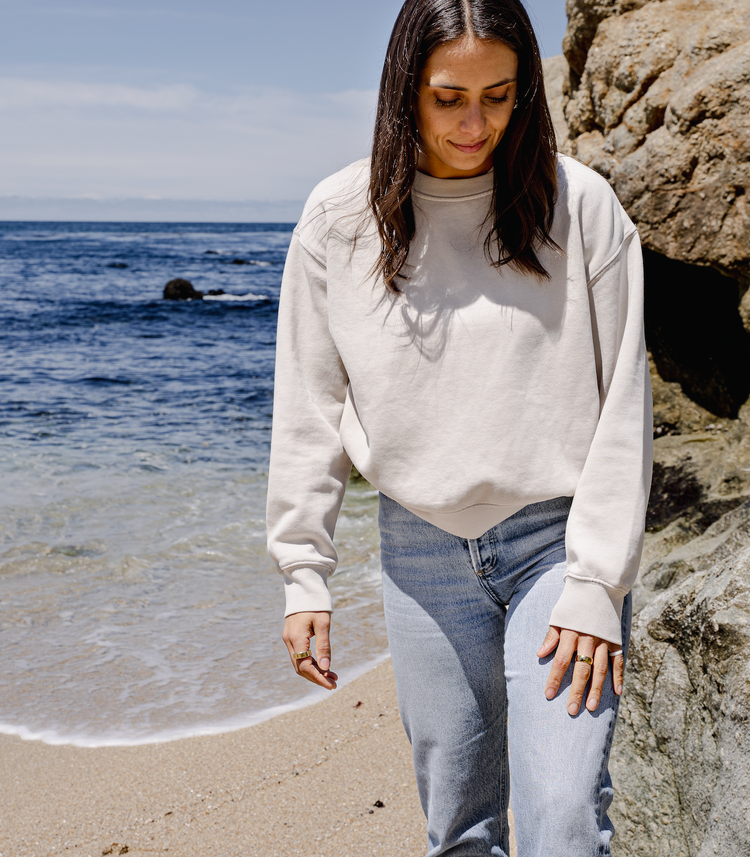 Carmel Crew - Bone (Women's Fit)