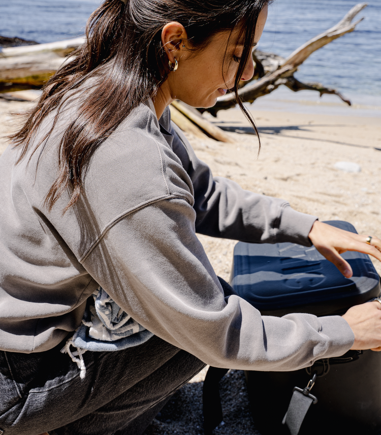 Carmel Crew - Faded Grey (Women's Fit)