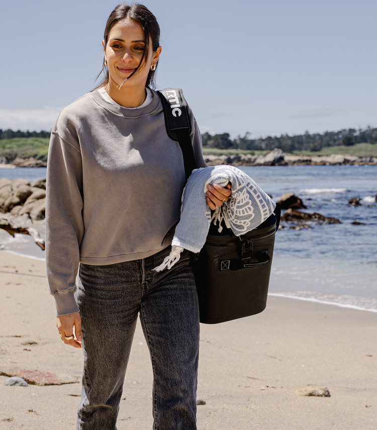 Carmel Crew - Faded Grey (Women's Fit)