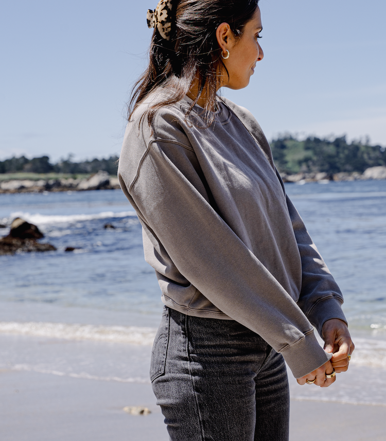 Carmel Crew - Faded Grey (Women's Fit)