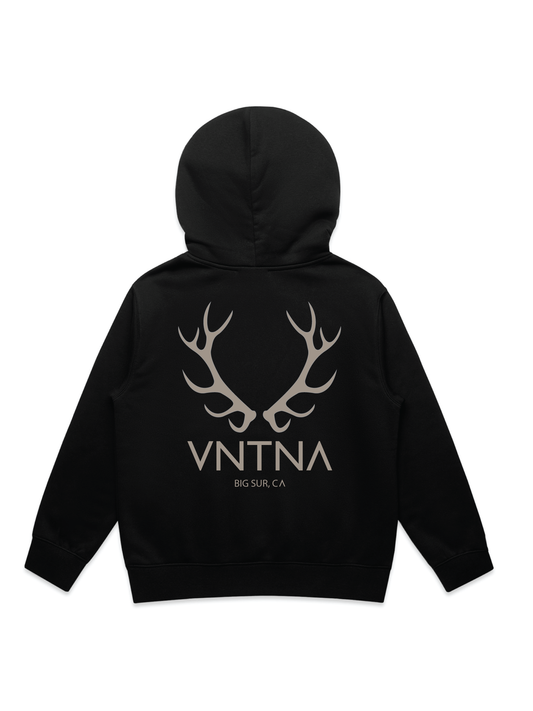 Kids Sur Hoodie - ELK Black