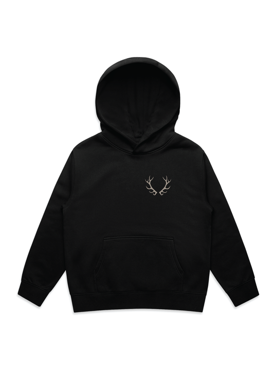 Kids Sur Hoodie - ELK Black