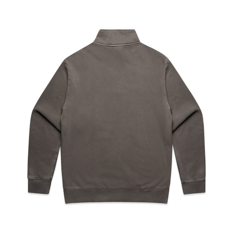 Quarter Zip Fleece (Mens) - Faded Grey