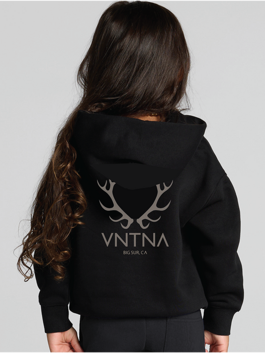 Kids Sur Hoodie - ELK Black