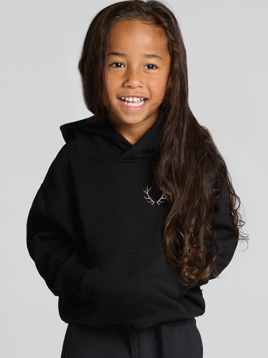 Kids Sur Hoodie - ELK Black