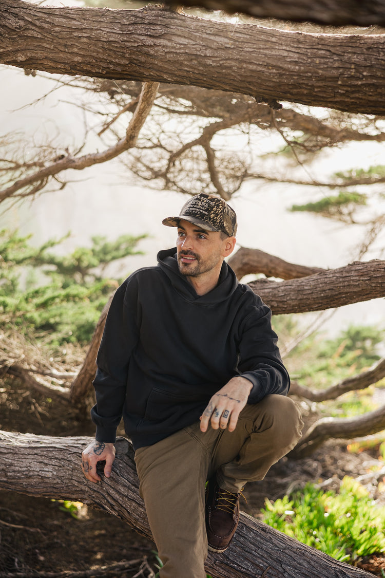 Sur Hoodie - Faded Black