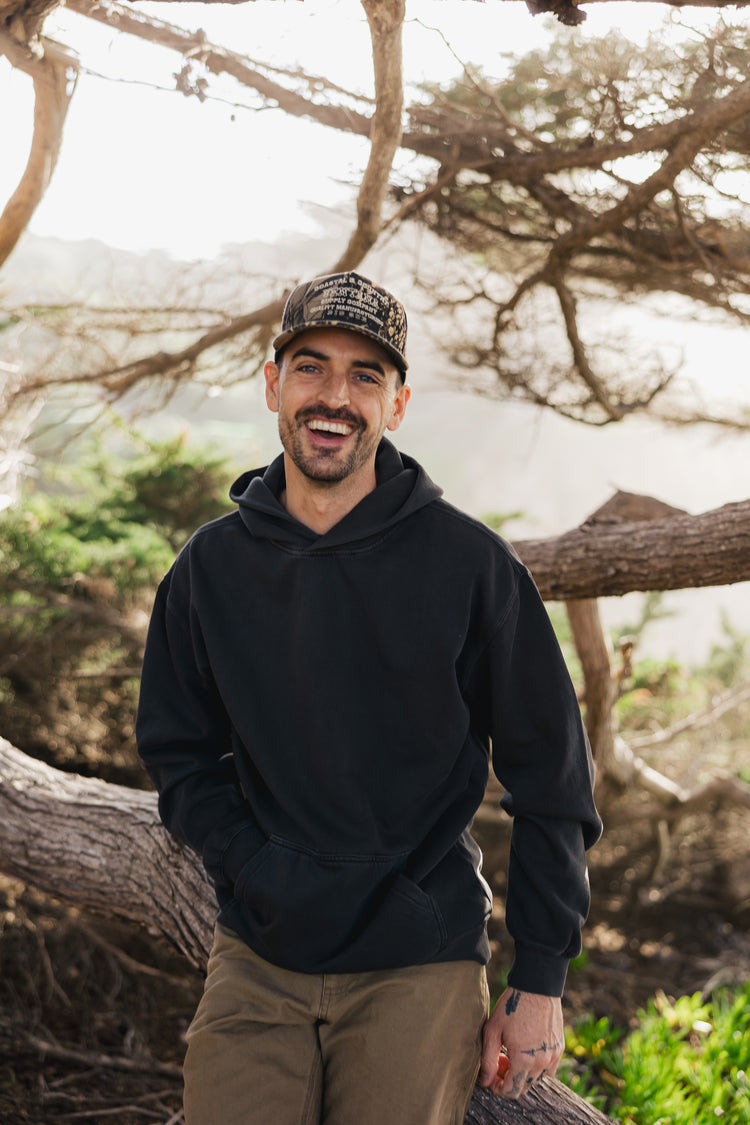 Sur Hoodie - Faded Black