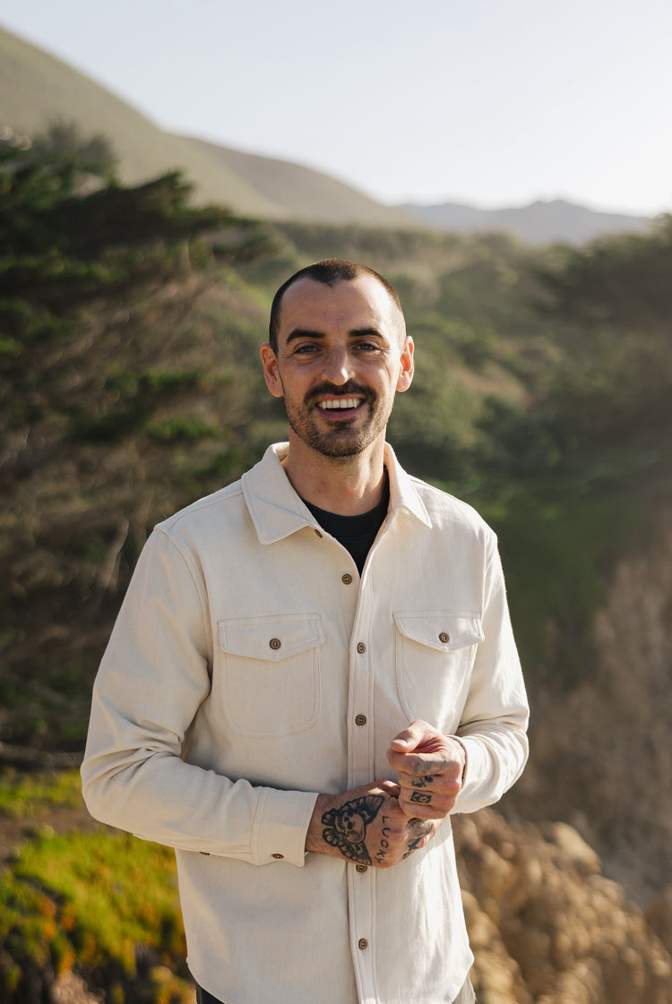 South Coast Shirt Specked Ivory