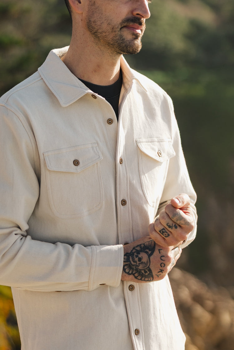 South Coast Shirt Specked Ivory