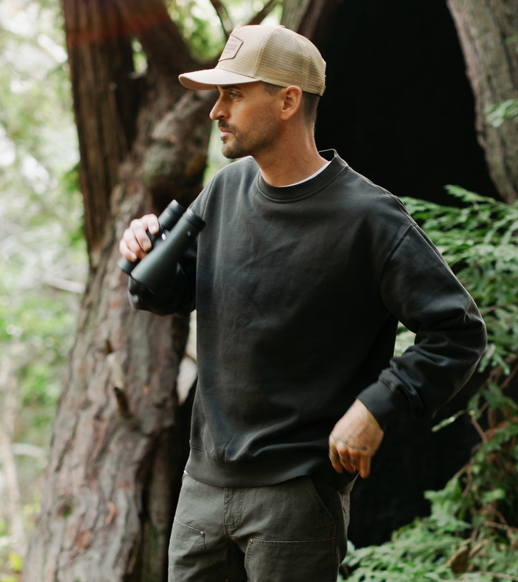 Carmel Crew - Faded Black (Men's Fit)