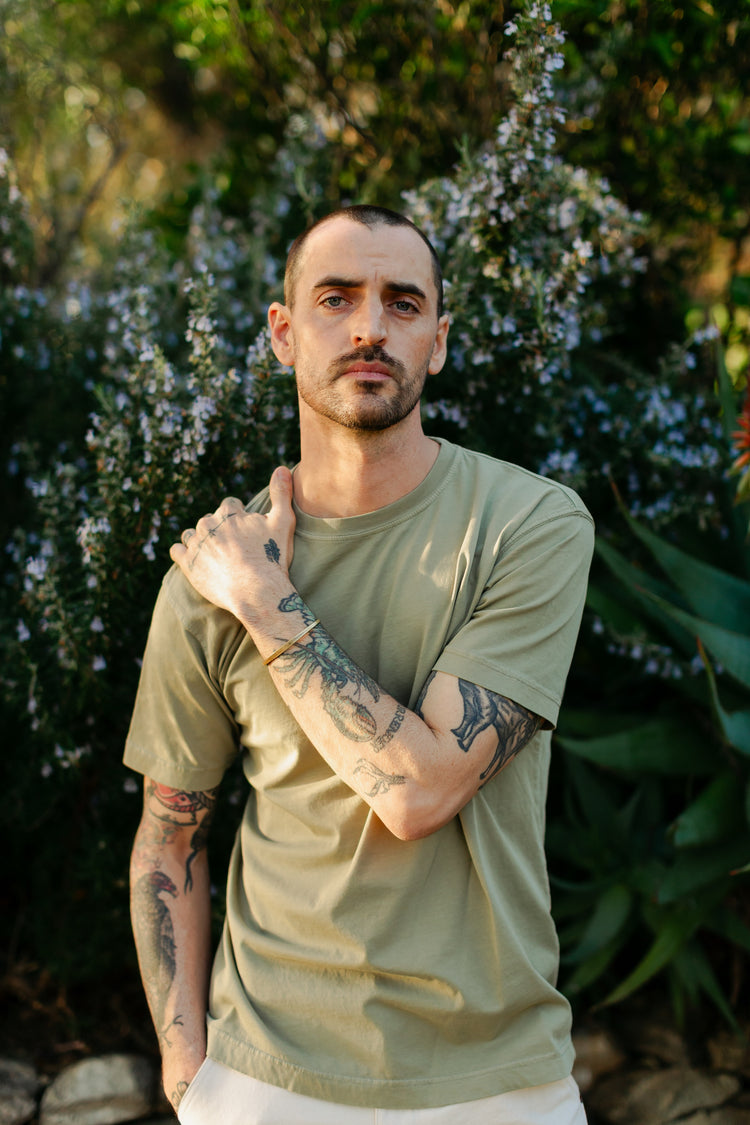 Coast Crewneck Tee - Pistachio