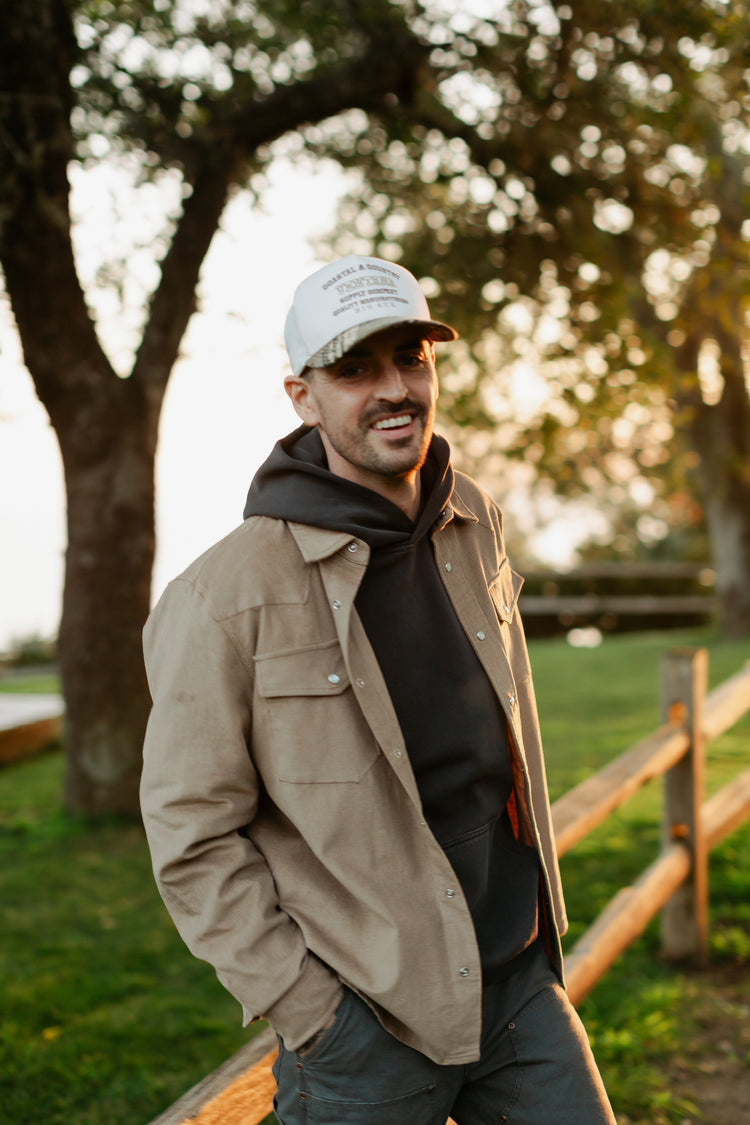 Cypress Corduroy Western Shirt Sandstone