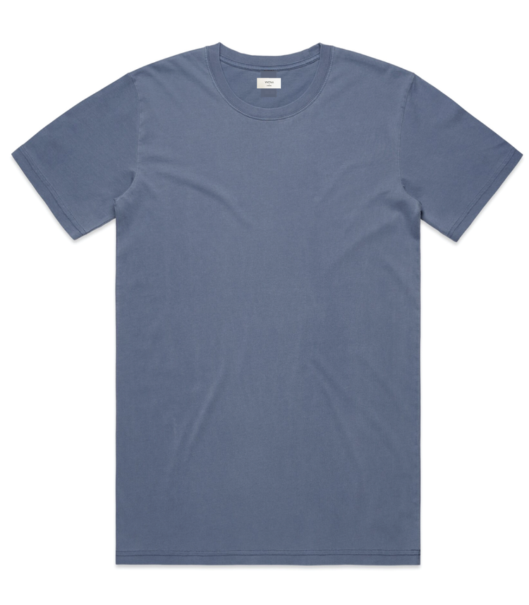 Coast Crewneck Tee - Slate Blue