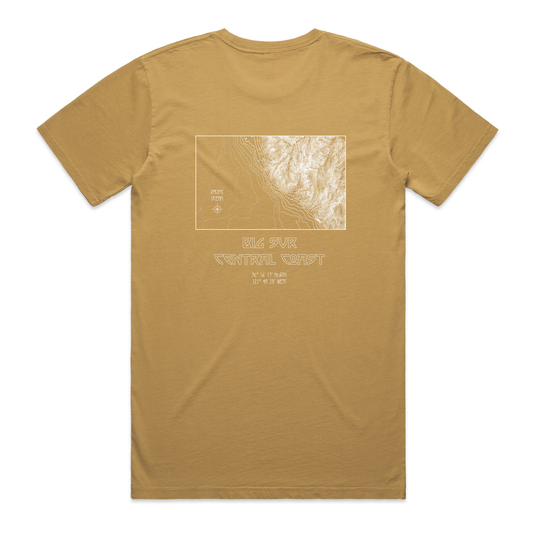 Topo Coast Tee - Mustard