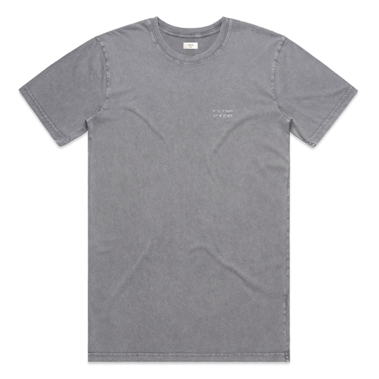 Topo Coast Tee - Stonewash Grey