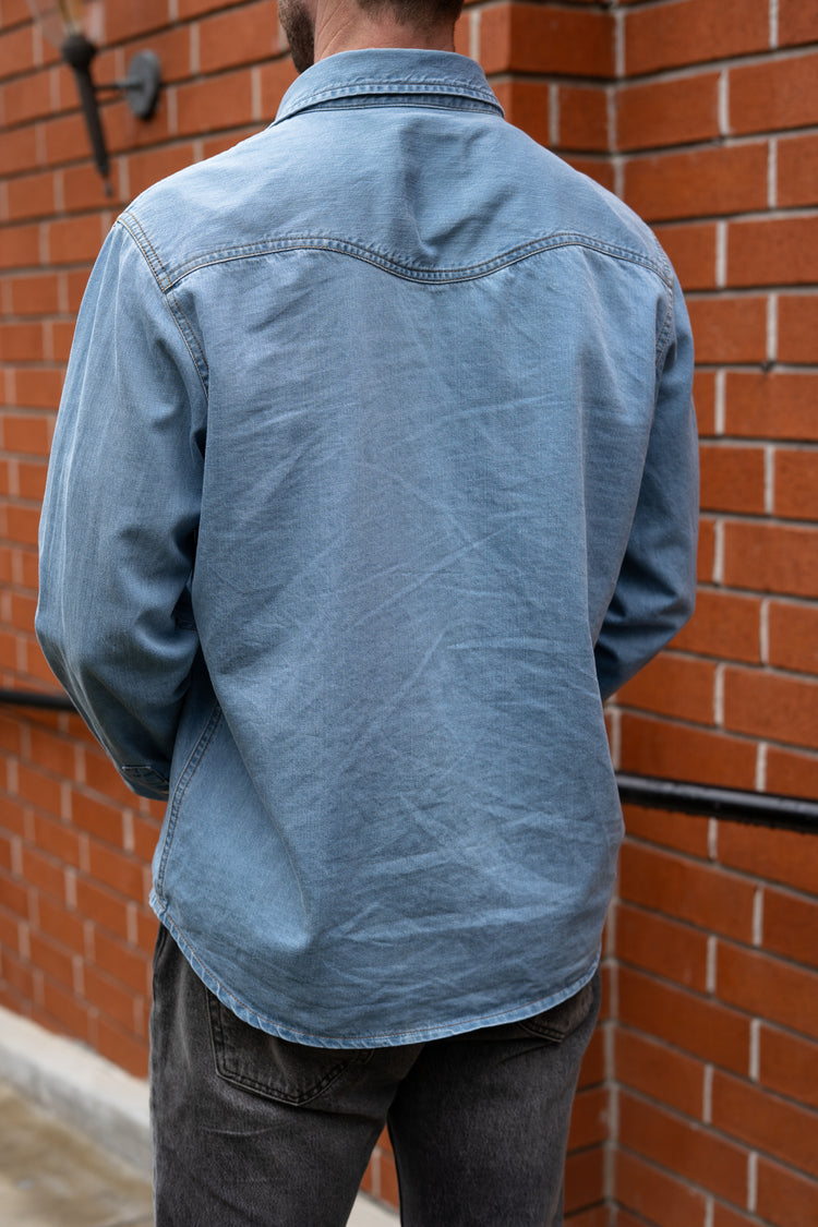 Cypress Denim Shirt in Medium Wash