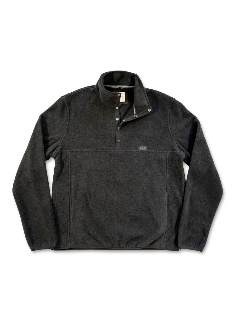 Cobblestone Fleece Pullover Black