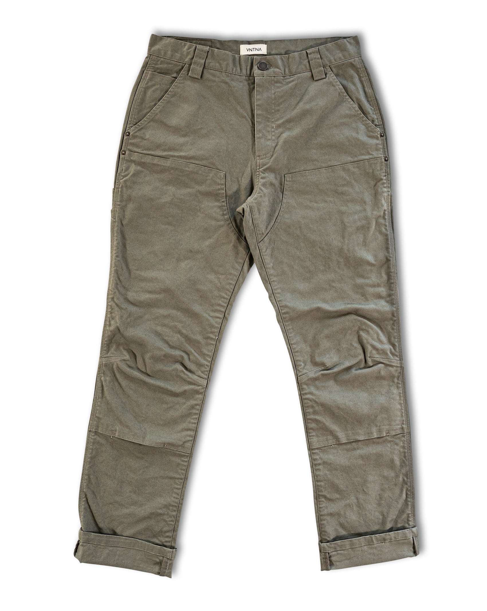 Double-Front Draft Pant in Duck Canvas