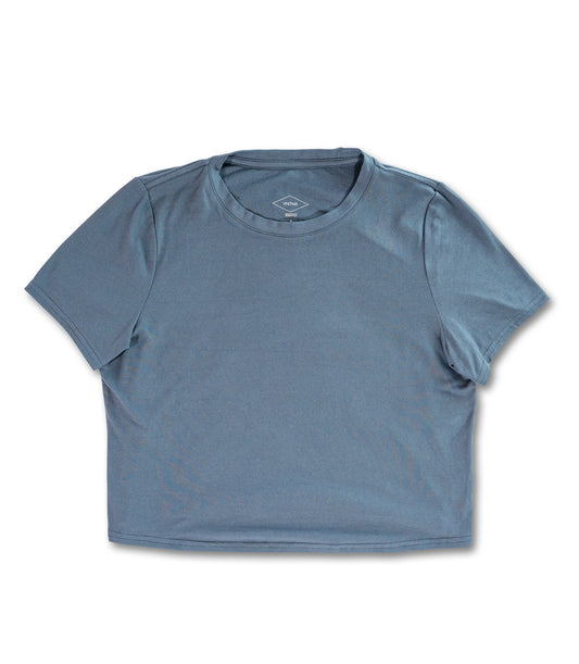 Womens Canyon Tee in Faded Blue