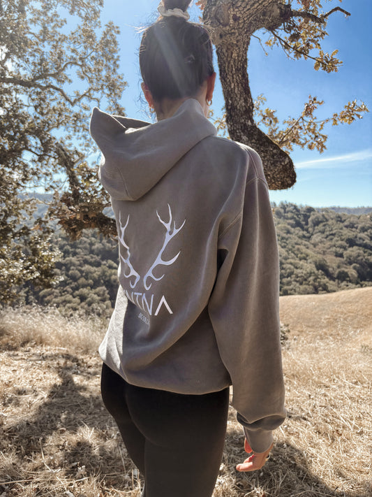 Tule Elk Sur Hoodie - Faded Grey