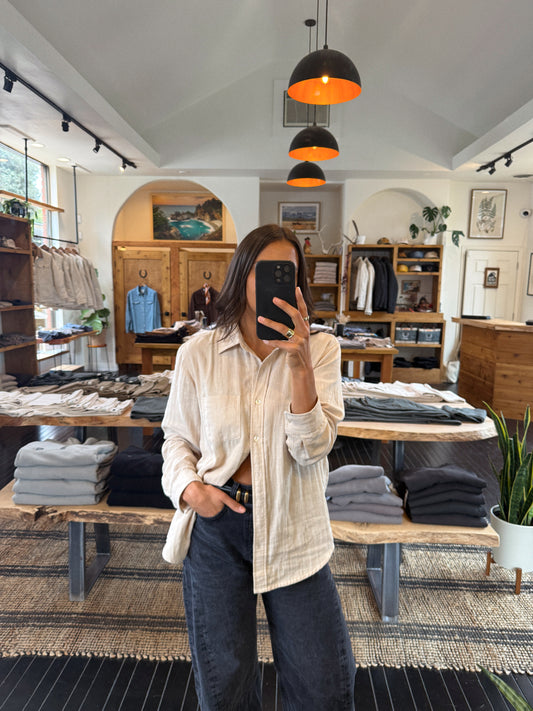 The Lucia Shirt in Clay