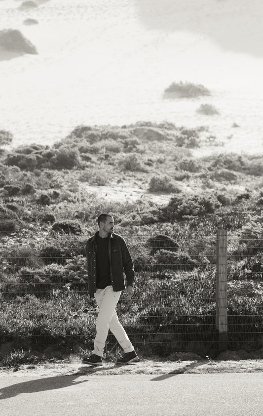 Cypress Corduroy Western Shirt Aegean Blue