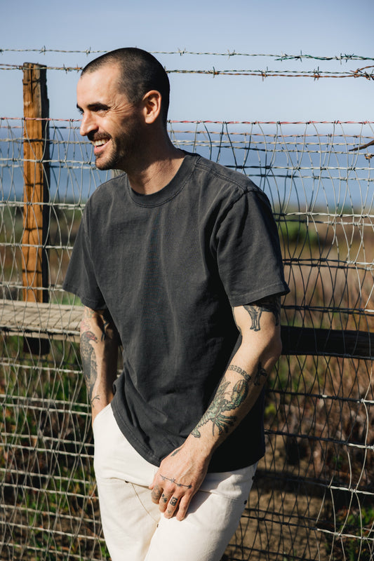 Country Heavy Tee Faded Black