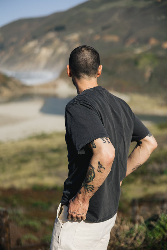 Country Heavy Tee Faded Black