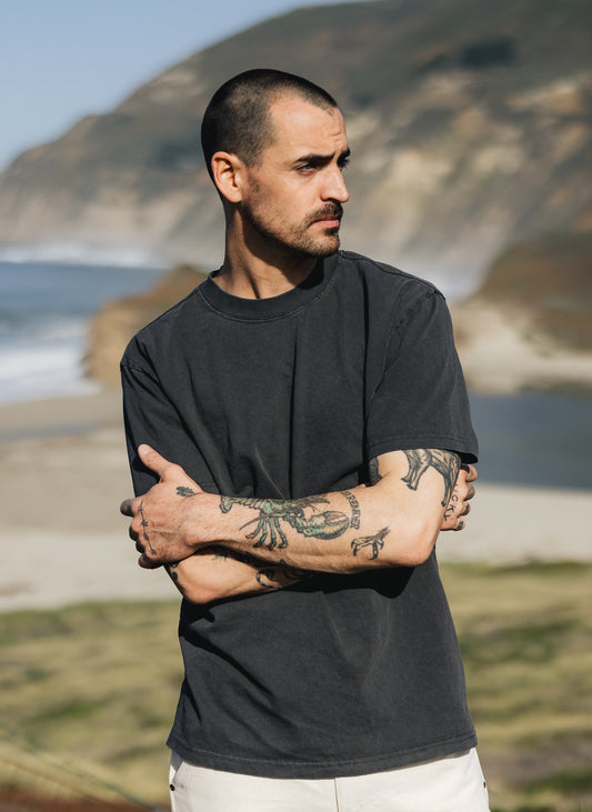 Country Heavy Tee Faded Black