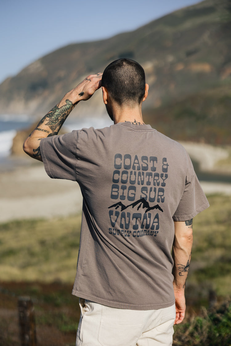 C&C Ridgeline Heavy Tee - Faded Grey