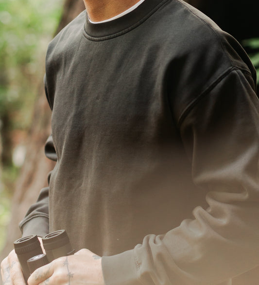 Carmel Crew - Faded Black (Men's Fit)