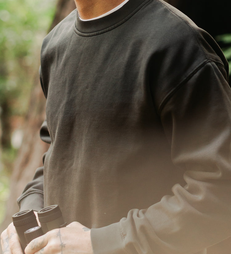 Carmel Crew - Faded Black (Men's Fit)