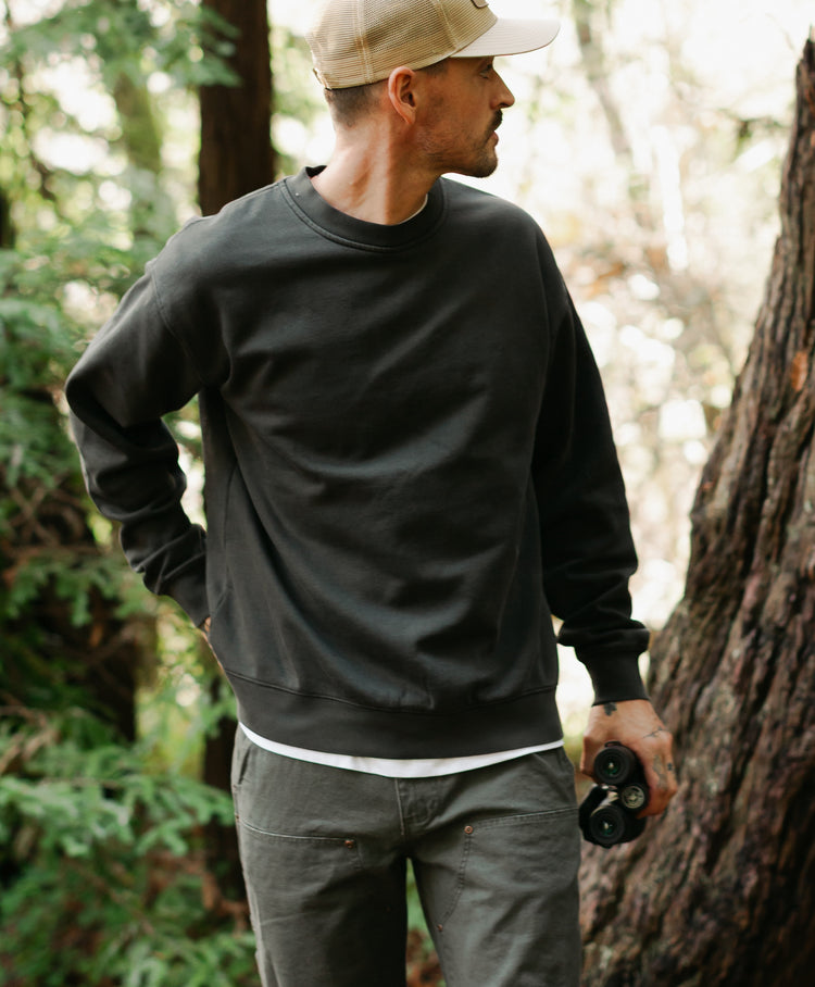 Carmel Crew - Faded Black (Men's Fit)