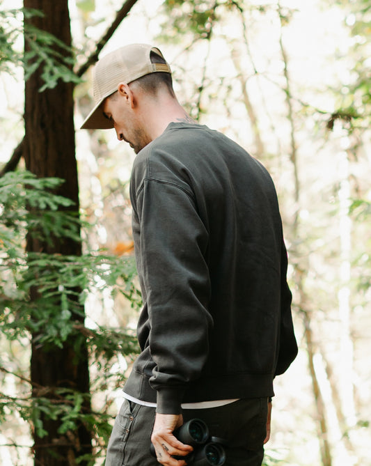 Carmel Crew - Faded Black (Men's Fit)