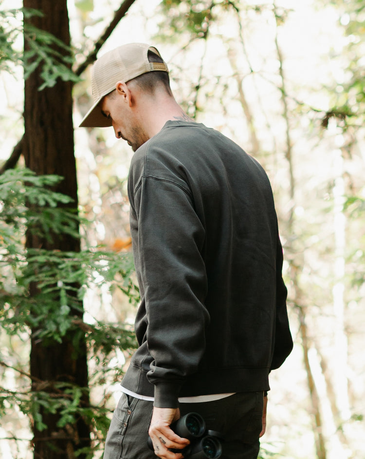 Carmel Crew - Faded Black (Men's Fit)