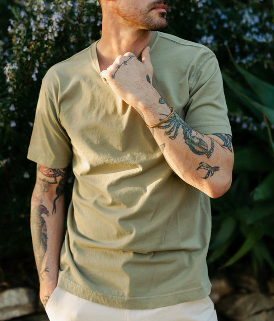 Coast Crewneck Tee - Pistachio