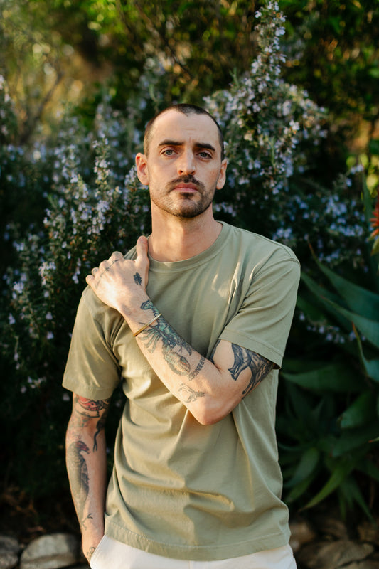 Coast Crewneck Tee - Pistachio