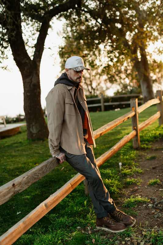 Cypress Corduroy Western Shirt Sandstone