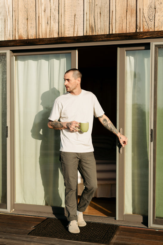 Country Heavy Tee Faded Bone