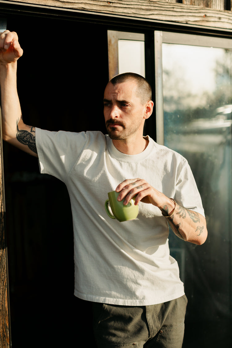 Country Heavy Tee Faded Bone