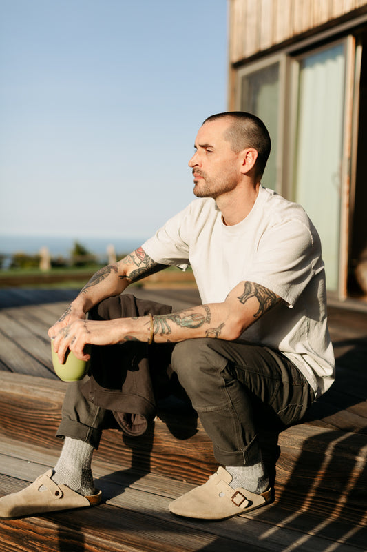 Country Heavy Tee Faded Bone