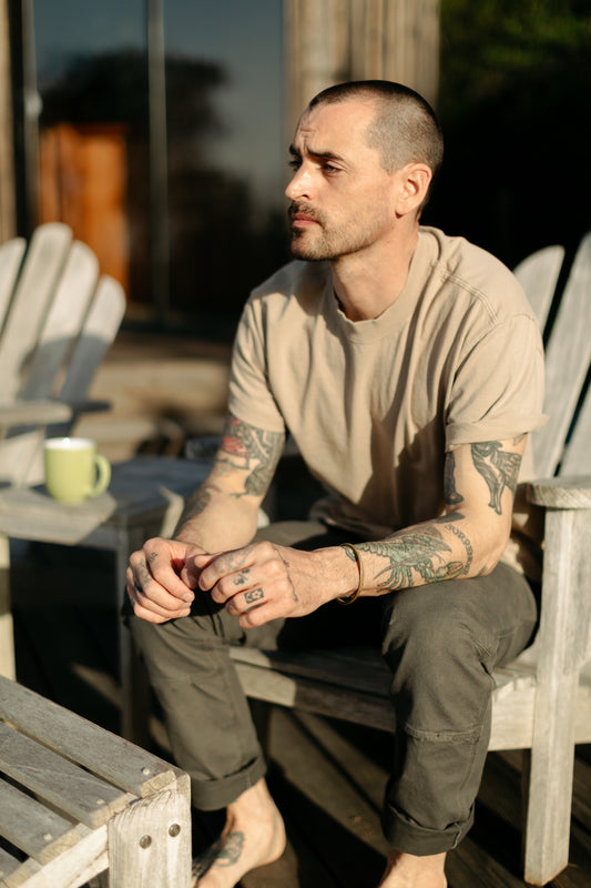 Country Heavy Tee Faded Sand